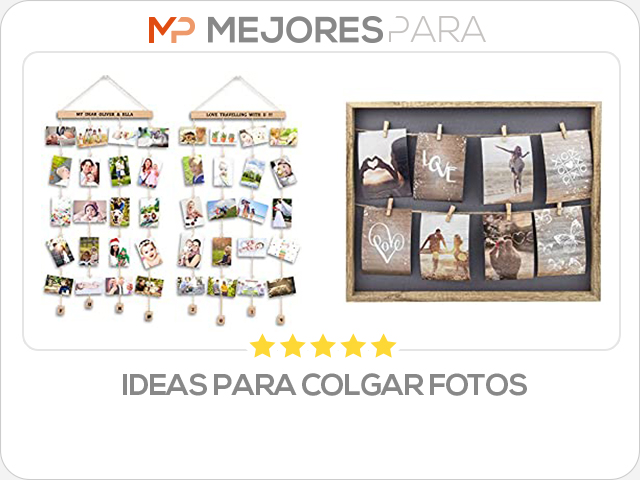 ideas para colgar fotos