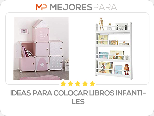 ideas para colocar libros infantiles