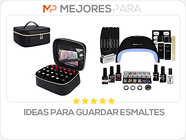 ideas para guardar esmaltes