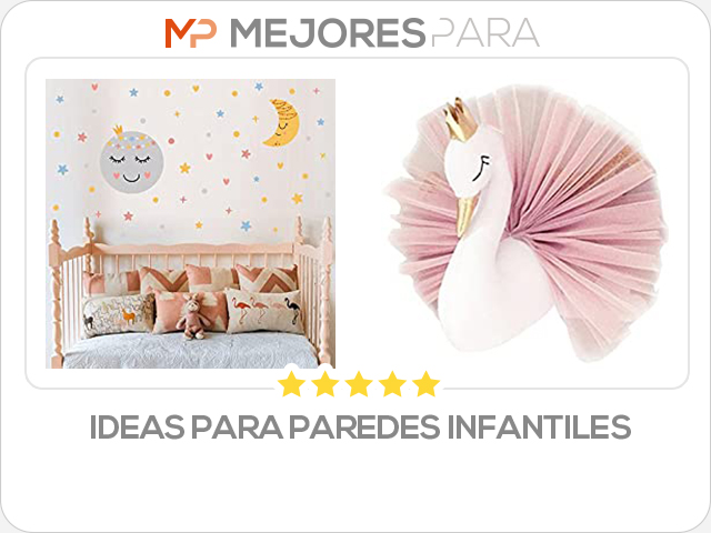 ideas para paredes infantiles