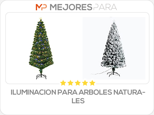 iluminacion para arboles naturales