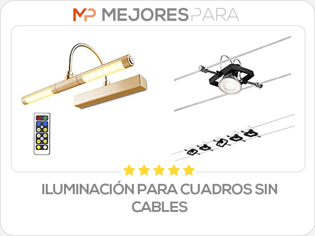 iluminación para cuadros sin cables