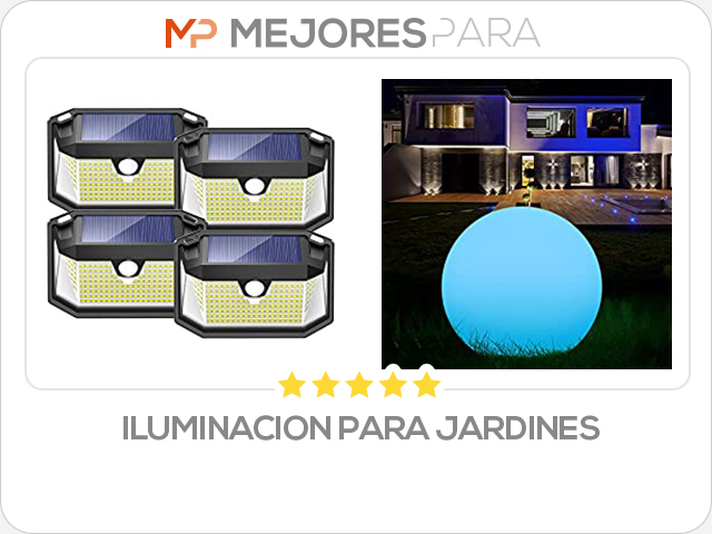 iluminacion para jardines