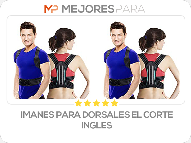 imanes para dorsales el corte ingles