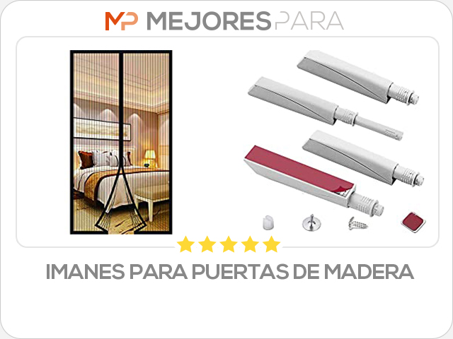 imanes para puertas de madera