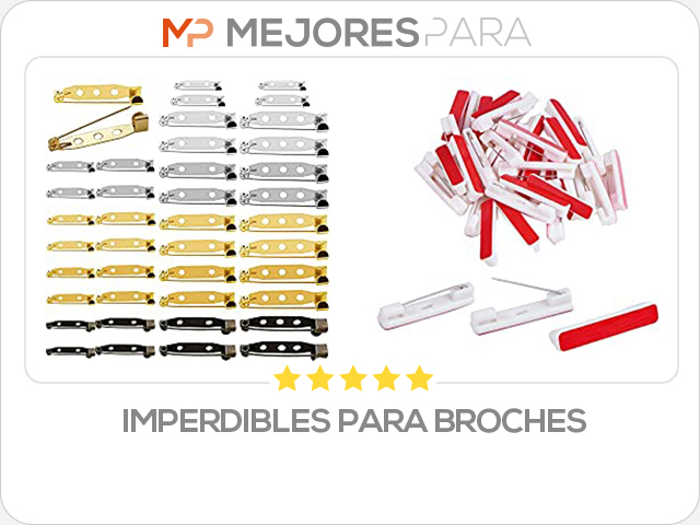 imperdibles para broches