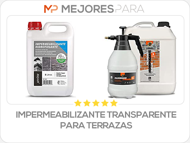 impermeabilizante transparente para terrazas