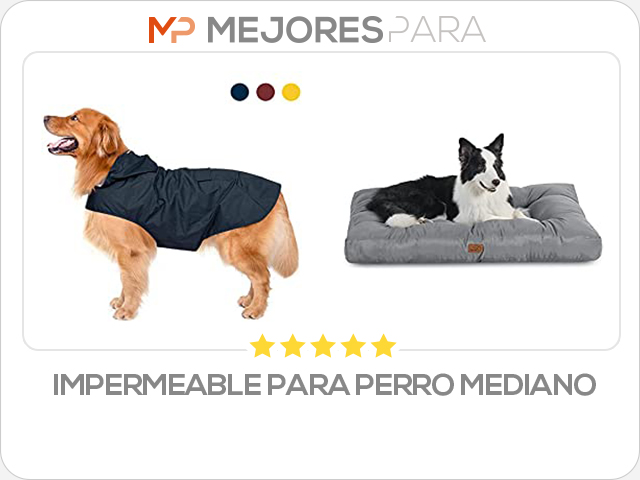 impermeable para perro mediano