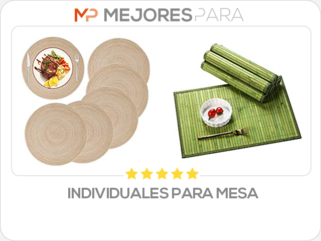 individuales para mesa