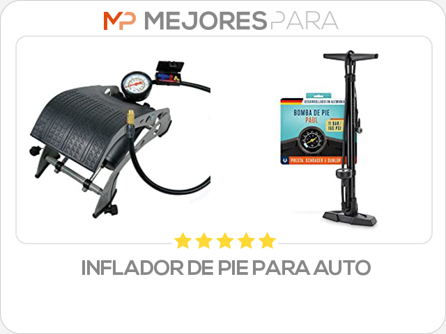 inflador de pie para auto