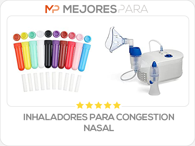 inhaladores para congestion nasal