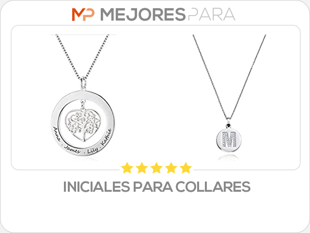 iniciales para collares