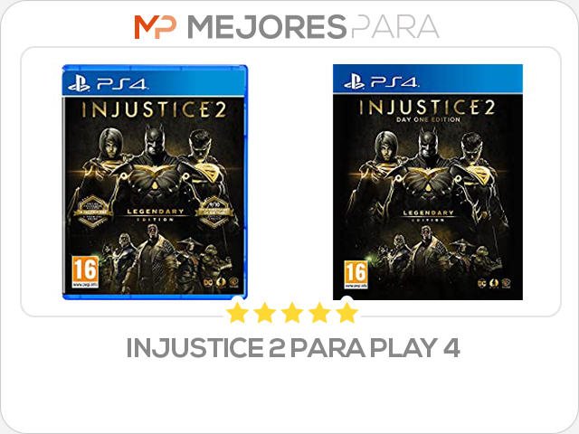 injustice 2 para play 4