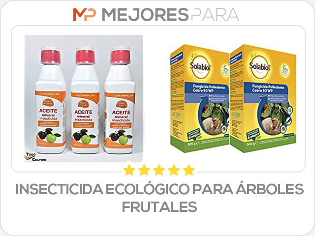 insecticida ecológico para árboles frutales