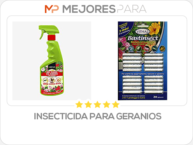 insecticida para geranios