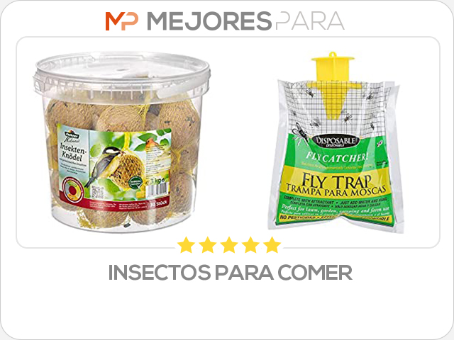 insectos para comer