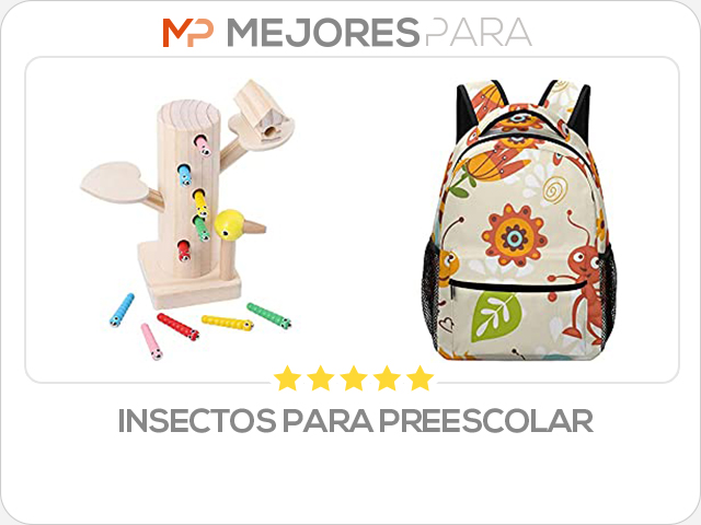 insectos para preescolar