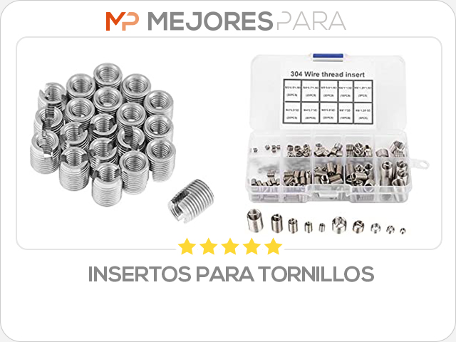 insertos para tornillos