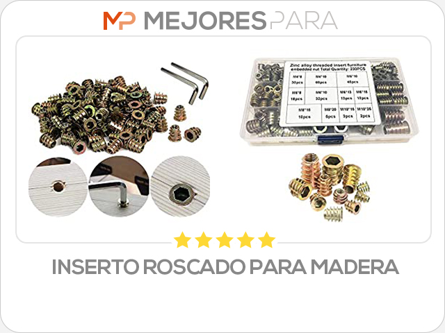 inserto roscado para madera