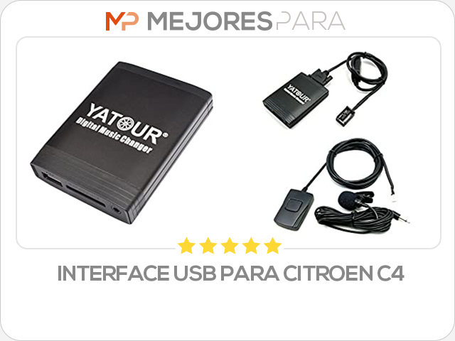 interface usb para citroen c4