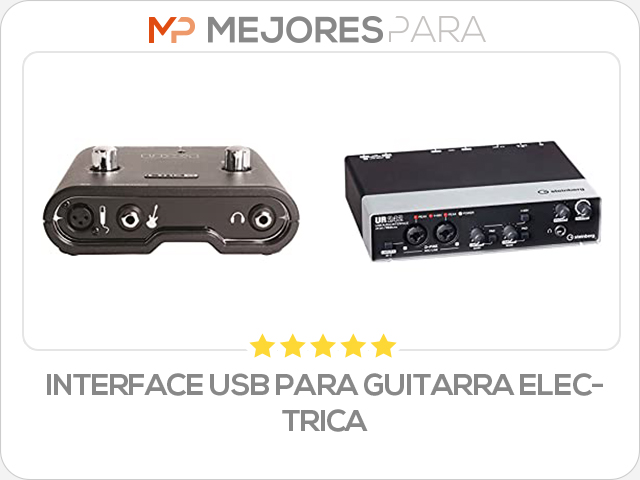 interface usb para guitarra electrica