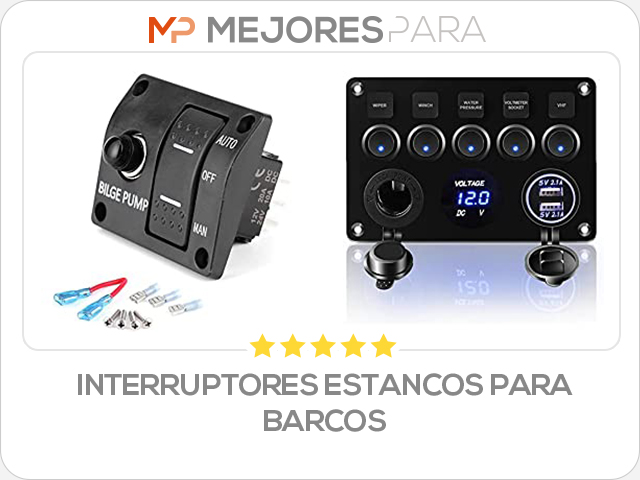 interruptores estancos para barcos