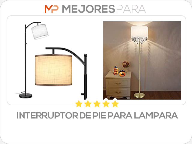 interruptor de pie para lampara