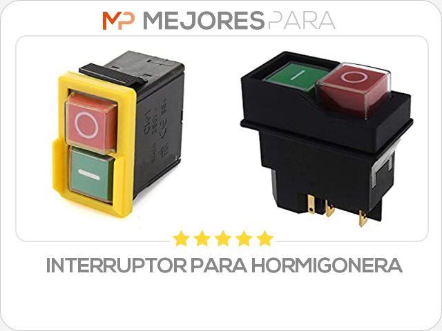 interruptor para hormigonera