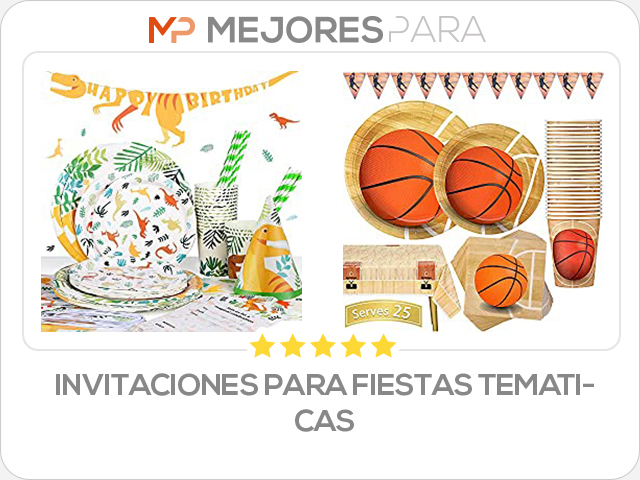 invitaciones para fiestas tematicas