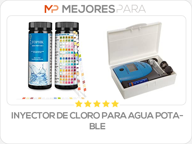 inyector de cloro para agua potable