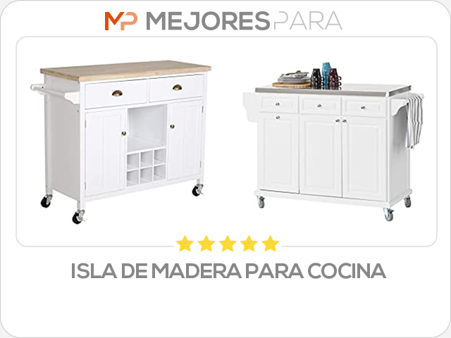 isla de madera para cocina