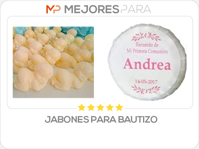 jabones para bautizo