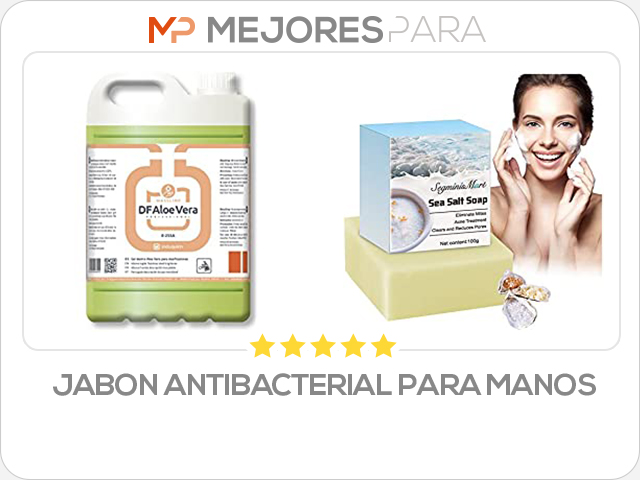 jabon antibacterial para manos