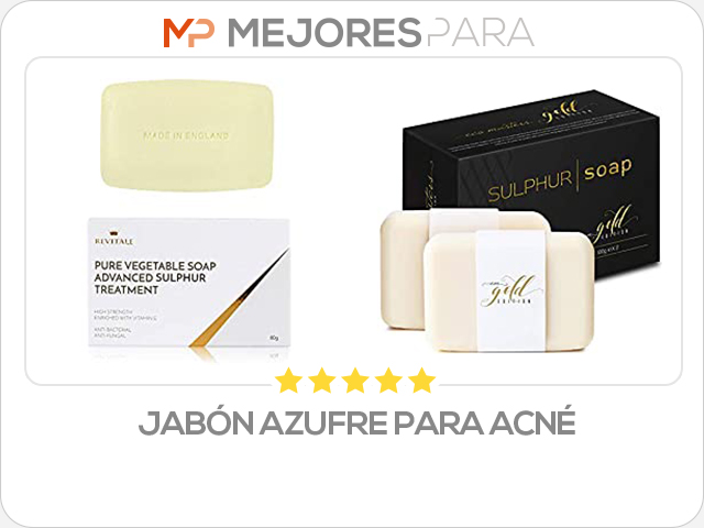 jabón azufre para acné