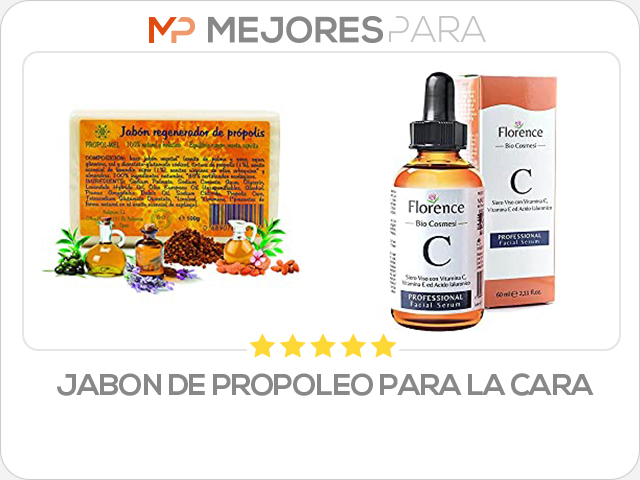 jabon de propoleo para la cara