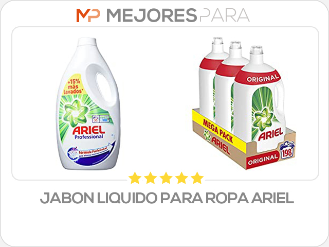 jabon liquido para ropa ariel