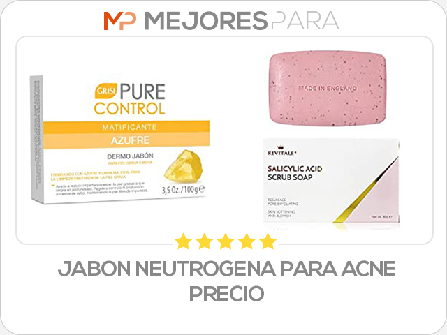 jabon neutrogena para acne precio