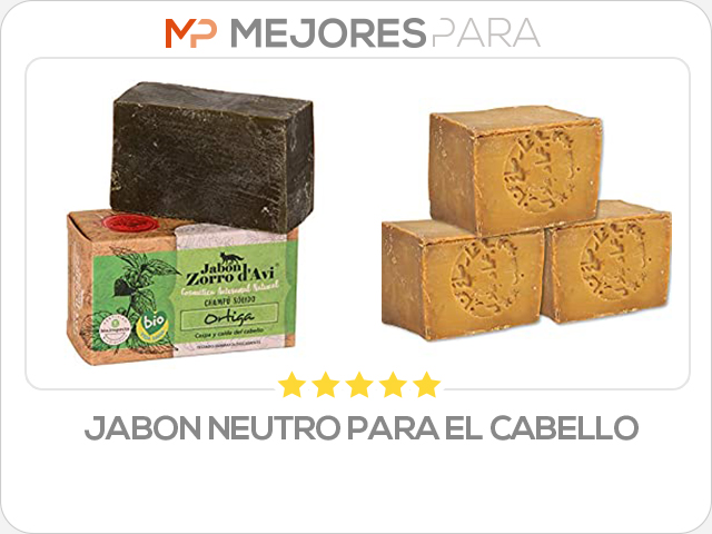 jabon neutro para el cabello