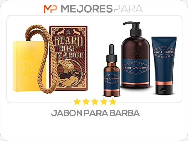 jabon para barba