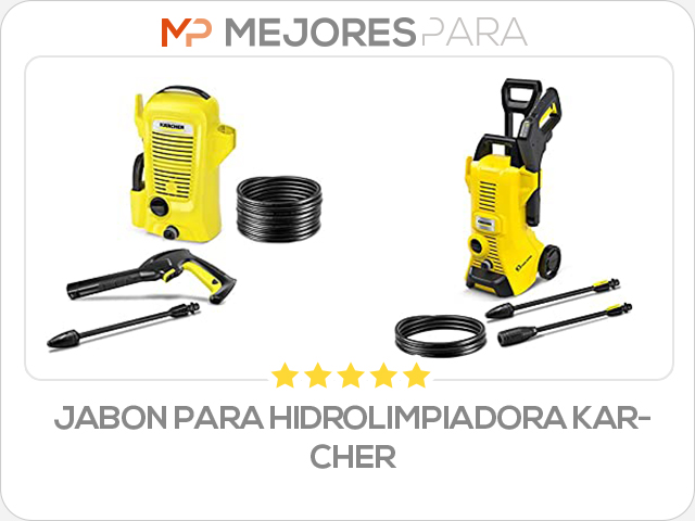 jabon para hidrolimpiadora karcher