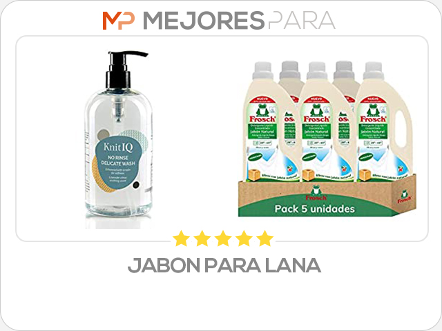 jabon para lana