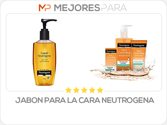 jabon para la cara neutrogena