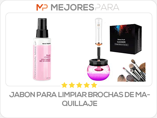 jabon para limpiar brochas de maquillaje