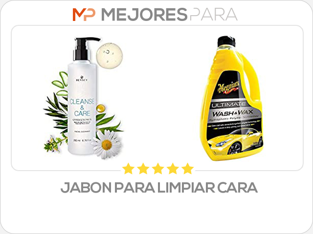 jabon para limpiar cara