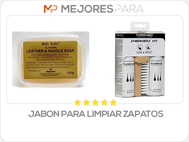 jabon para limpiar zapatos