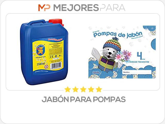 jabón para pompas