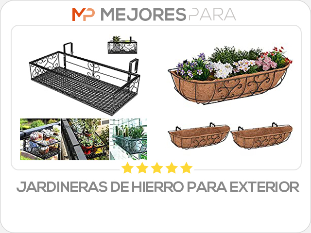 jardineras de hierro para exterior