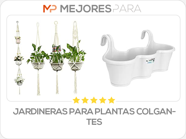 jardineras para plantas colgantes