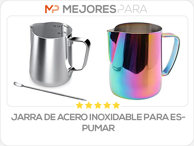 jarra de acero inoxidable para espumar