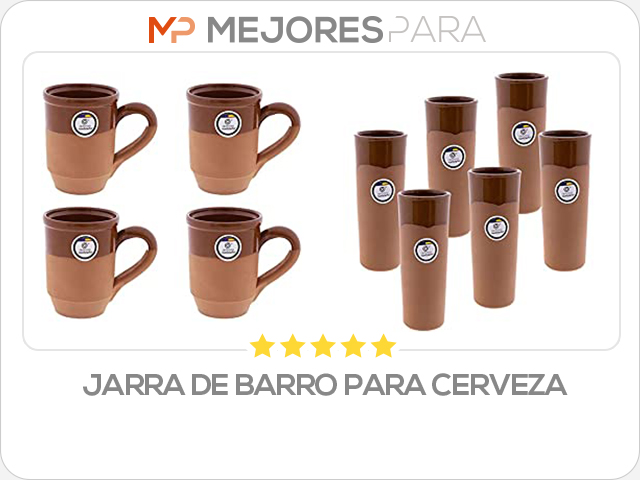 jarra de barro para cerveza